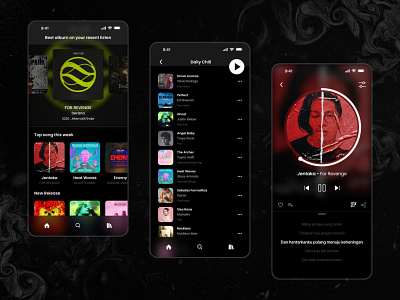 Music Player App UI Design