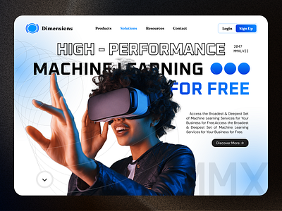 Dimensions Solutions - Landing Page