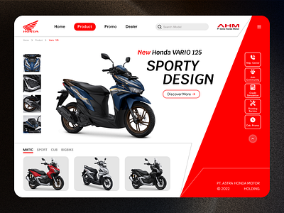 Honda Landing Page