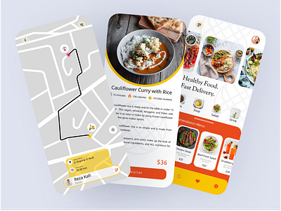 Fast Delivery Healthy Food 3d amazing branding delivery design follow food girl graphic design illustration indonesia kuliner life logo menu nature smile travel ui yummy