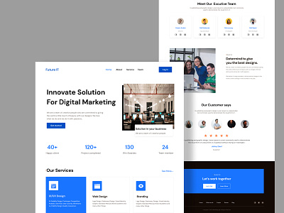 Marketing Agency Landing page