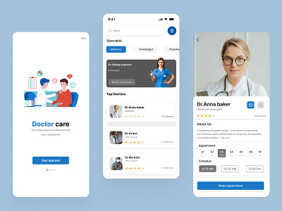 Medical apps app design figma ui uiux user interface ux