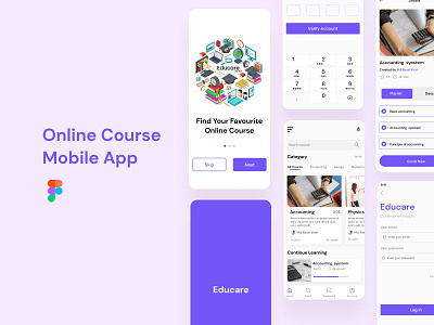 Online Course mobile app