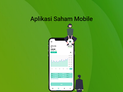 Aplikasi Saham Mobile aplikasi apple bibit branding crypto design handphone hp illustration iphone logo mobile new pasar uang rokok saham stockbit trading ui ux