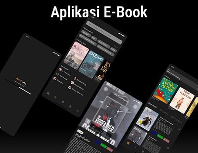 E-Book aplikasi apple branding design e book ebook graphic design homepage hp illustration iphone logo mobile profile search trending typography ui ux vector