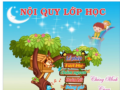 Nội quy lớp học graphic design