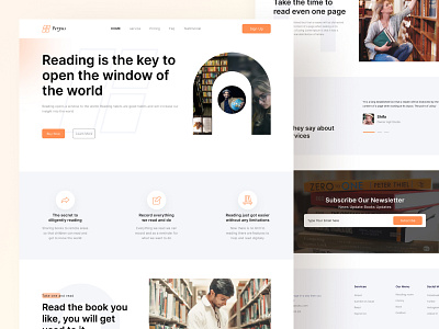 E-Library Perpus - Landing Page