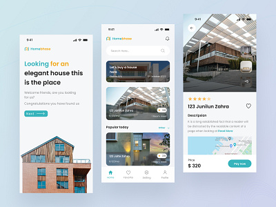 Real Estate App | Exploration app appartement broker building design flat home housing mobile mobile ui property real estate residence ui uidesign ux