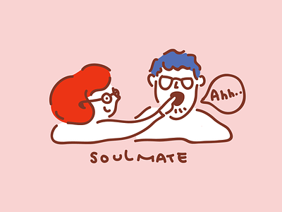 soulmate adorable character cute doodle drawing graphic illustration illustrator kawaii vector