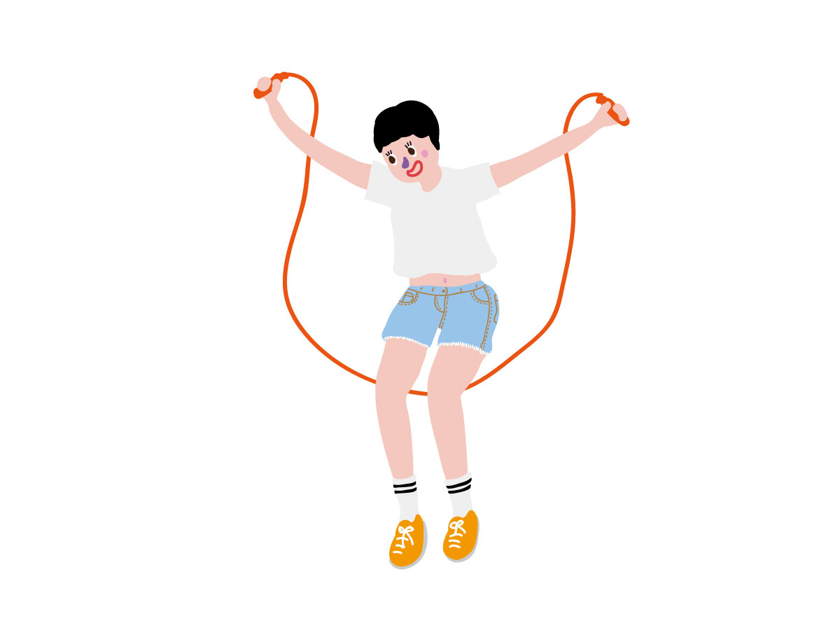 rope skipping by YIYUN LIN on Dribbble