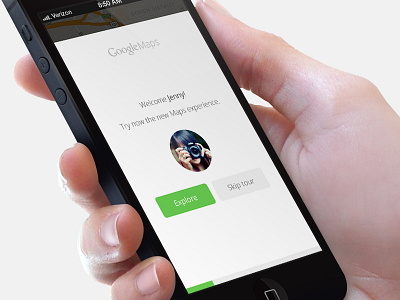 New Google Maps Tour Mockup google google maps google ui graphicure ios iphone 5 maps maps ui sign sign in sign in ui tour ui