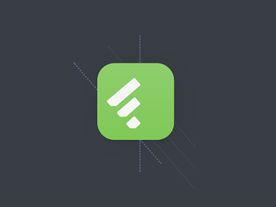 Feedly New Icon Mockup feedly feedly icon icon mockup ios 7 icon mockup ios7 feedly ios7 mockup
