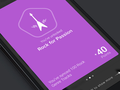 Unlocked Badge android app badge bonus card ios music new rock unlock unlocked win