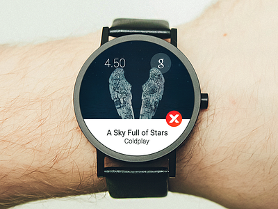 MXM for Android Wear android wear lyrics music musixmatch mxm player wearable