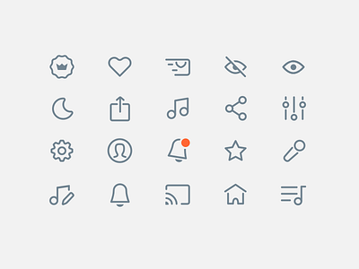 A new style for Icons Asset