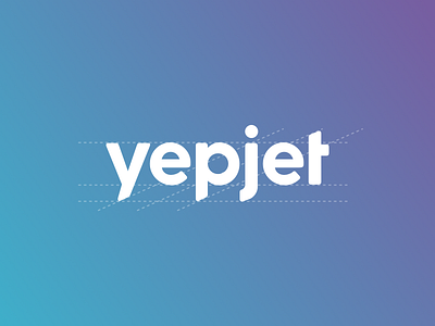 Yepjet Brand Identity airline api blue brand company flight identity logo name startup y yepjet