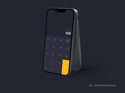 Simple Calculator UI Design