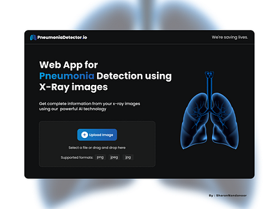 Simple Landing Page UI Design in Figma