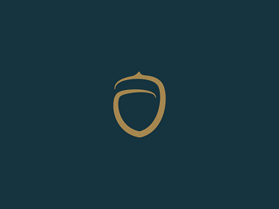 A for Acorn icon acorn identity illustration logo mark symbol typography