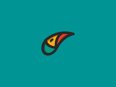 Colorful Bird icon bird color animal identity illustration logo mark symbol