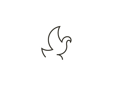 Bird bird icon illustration lineart logo logo design mark minimalism modernism monogram one line symbol