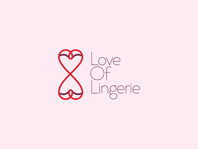 Love Of Lingerie branding graphic designer icon identity lingerie logo logo designer love mark