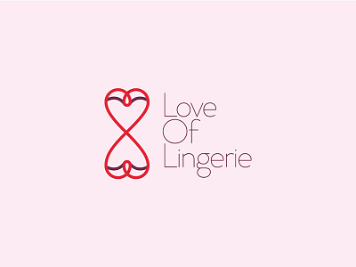 Love Of Lingerie branding graphic designer icon identity lingerie logo logo designer love mark