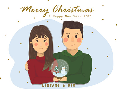 Christmas & Happy New Year Design animation design graphic design illustration vector