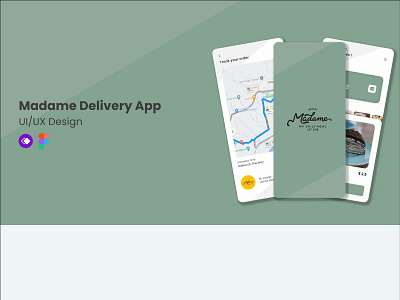 Madame Food Delivery App UI/UX Design app branding design figma food app food delivery interface portofolio ui ui portofolio uiux uiux portofolio user experience user interface ux ux portofolio wallet app wallet uiux whimsical wireframe