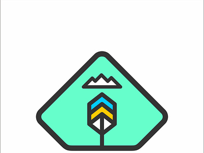 high mountain app branding design icon illustration logo typography ui ux vector