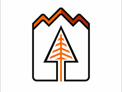 mountain forest app branding design icon illustration logo typography ui ux vector