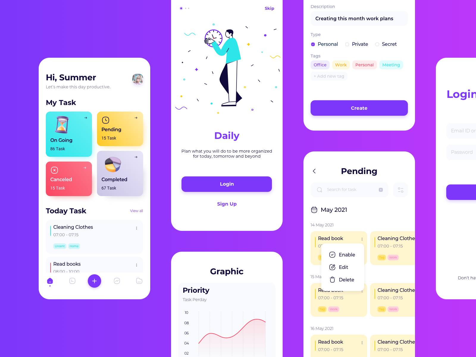 daily by summer on Dribbble