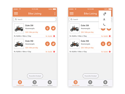 App Design app bike photoshop rent riding ui ui design