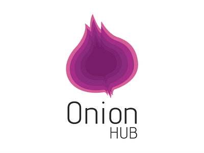 Onion Hub advertising branding creative design graphics hub logo logo design onion onion hub
