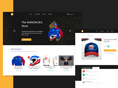 The Mandalika Store Website