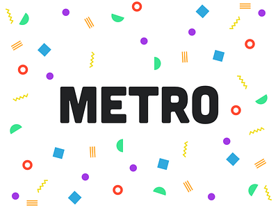 Metro Podcast Icon branding logo metro podcast