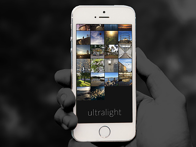 Ultralight - iOS Photo Editor editing interaction ios iphone mobile mobile photography photo photography ui user experience user interface ux