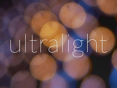 Ultralight - Promotional Artwork