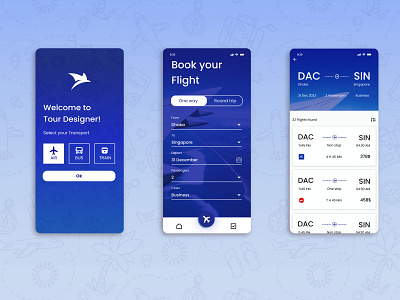 Travel Agency App Design