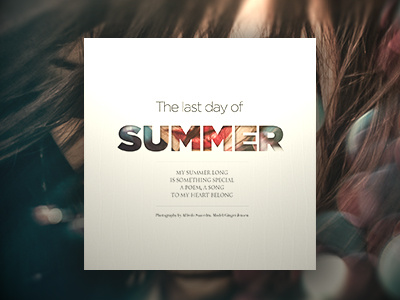 The The Last Day of Summer cover art design editorial cover