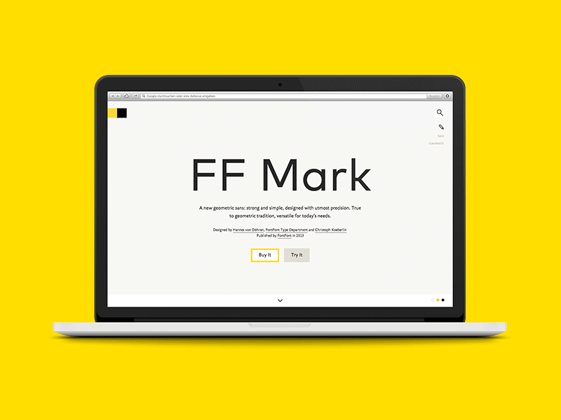 Next FontShop family font responsive specimen typeface web