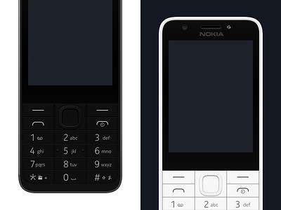 Nokia 230 – Vector Device in Sketch