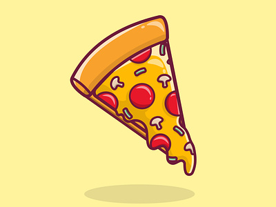 Drippillicious Pizza!! 3d design dribble graphic design illustration logo pizza vector