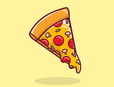 Drippillicious Pizza!! 3d design dribble graphic design illustration logo pizza vector