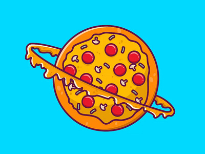 Pizza Planet #2 3d branding design dribble graphic design illustration logo motion graphics ui ux vector