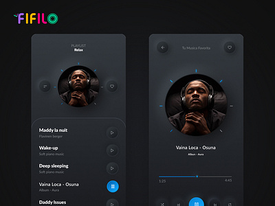 UI/UX Design for Music App