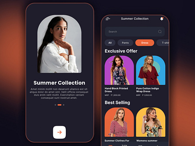 UI/UX Design for Ecommerce App