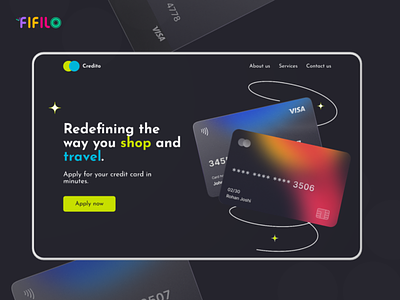 Credit Card Web Screen