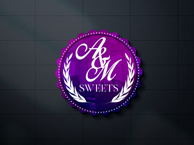 A&M Sweets  Logo design for my Fiverr client