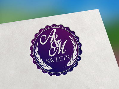 A&M Sweets Logo design for my Fiverr client